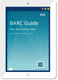 BARC Guide Data, Bi & Analytics 2023 Tablet Cover