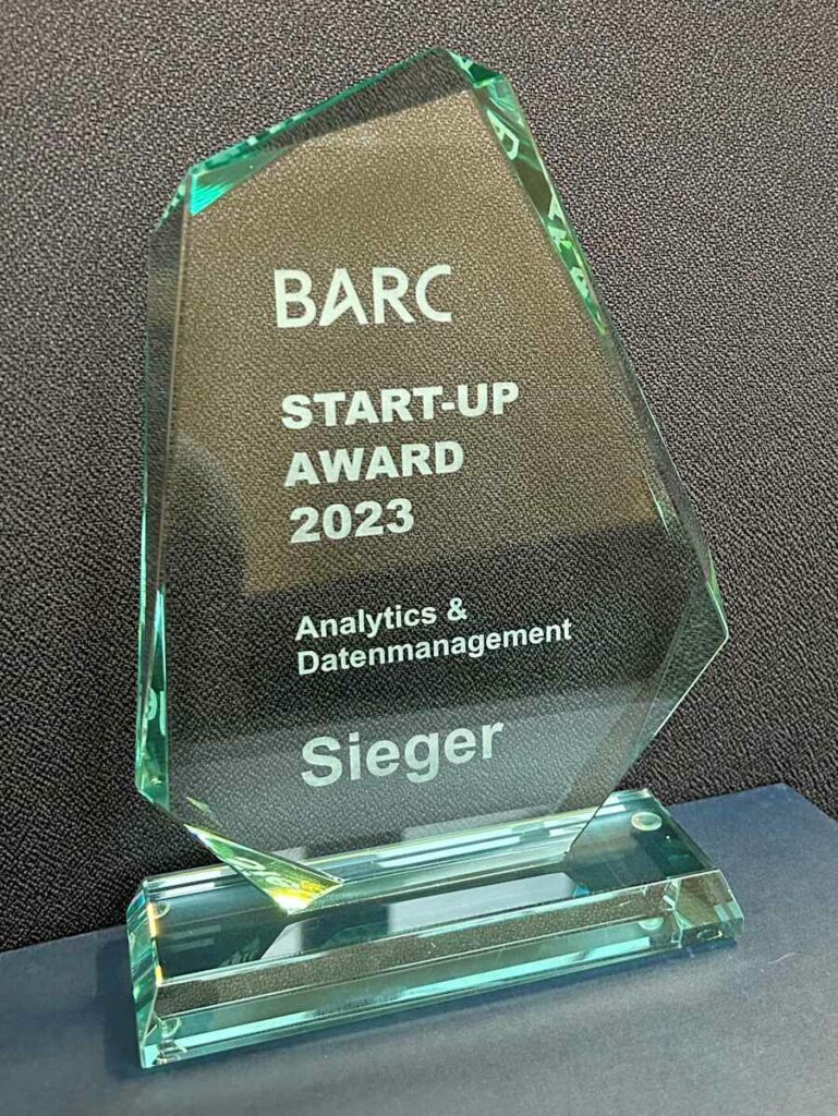 Finalisten für den BARC Start-up Award Analytics und Datenmanagement 2023 stehen fest