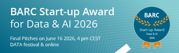 BARC announces five finalists for the Start-up Award Data & AI 2026